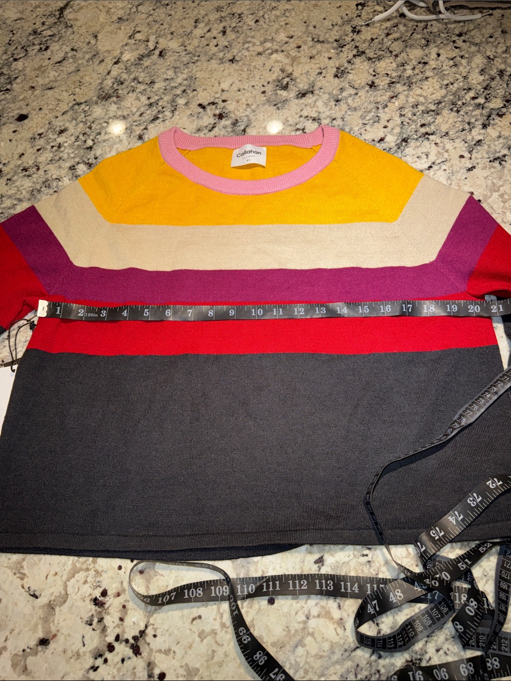 Callahan Colorblock Crewneck Sweater With Bold Stripes From Anthropologie — image 8 of 8